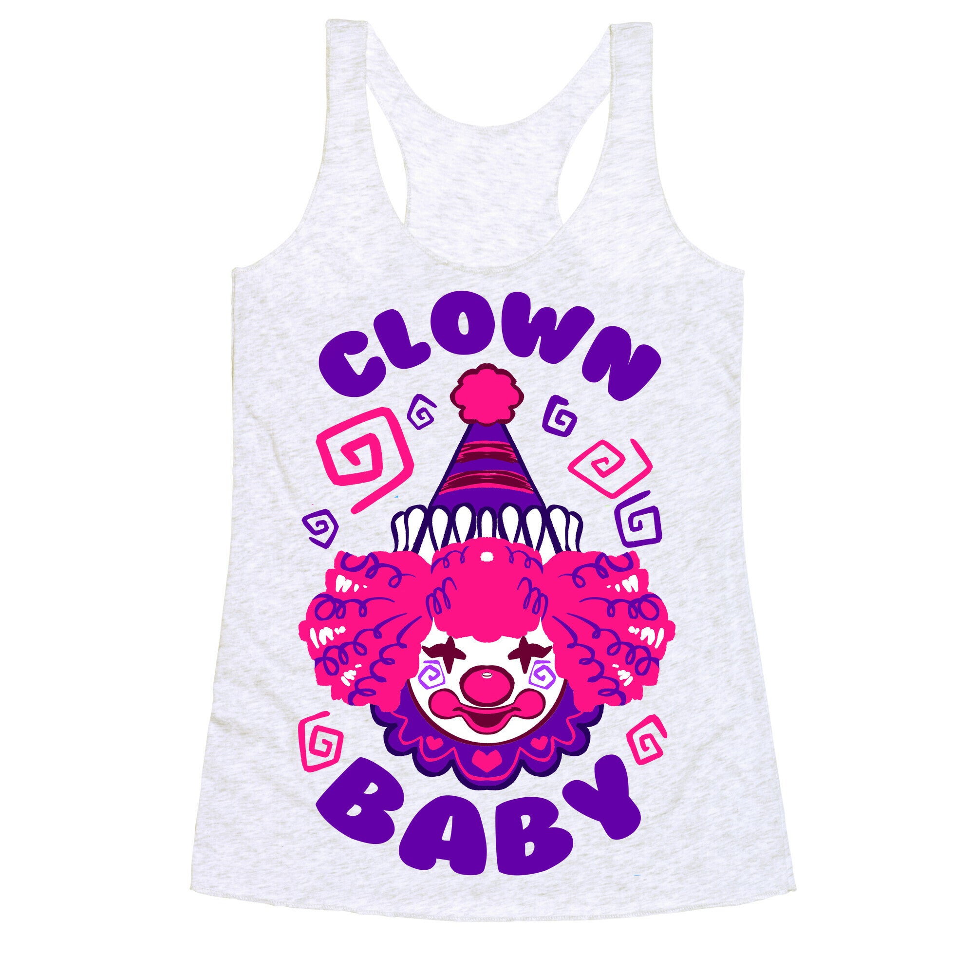 Clown Baby Racerback Tank